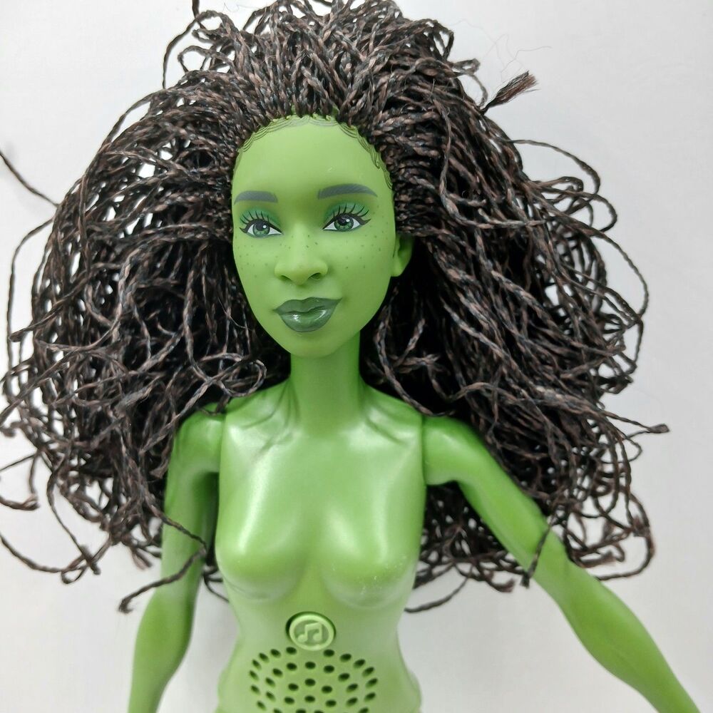 Mattel Wicked Singing Elphaba 11" Witch Fashion Doll Nude Sings See Video